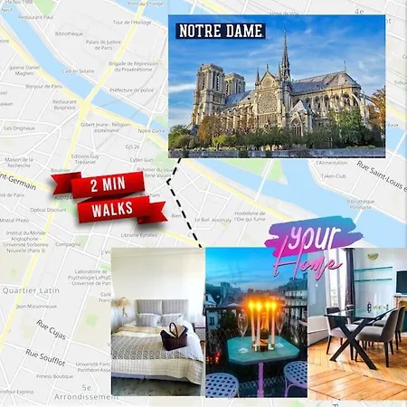 Pic De Notre Dame, Charming Suites Paris Exterior foto